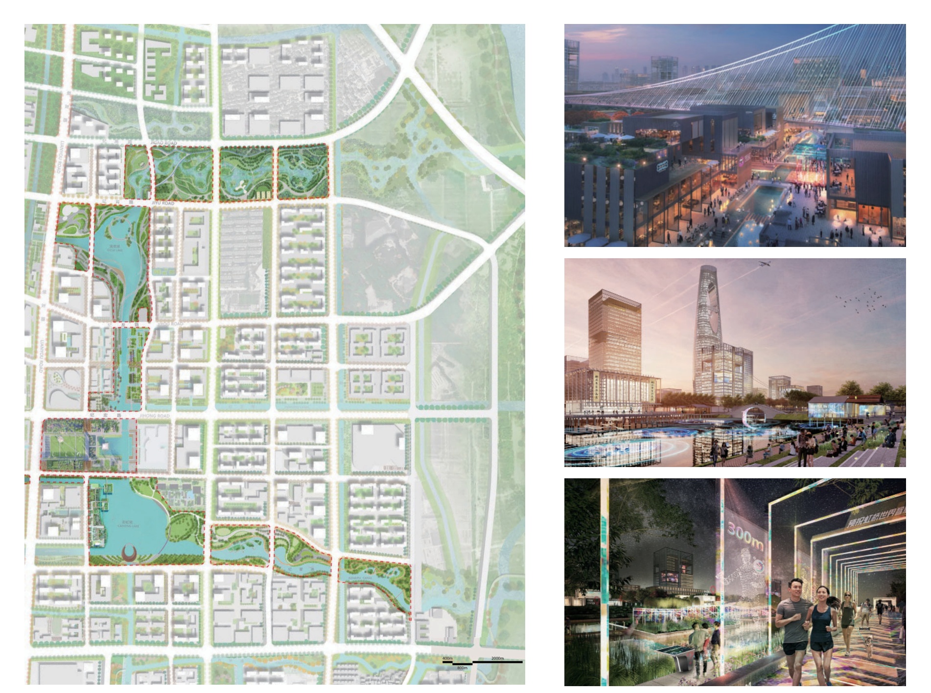 Urban framework: master plan and public realm perspectives